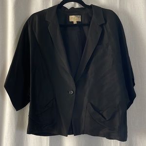 Elizabeth And James Oversized Slouchy 3/4 Sleeve Blazer / XS